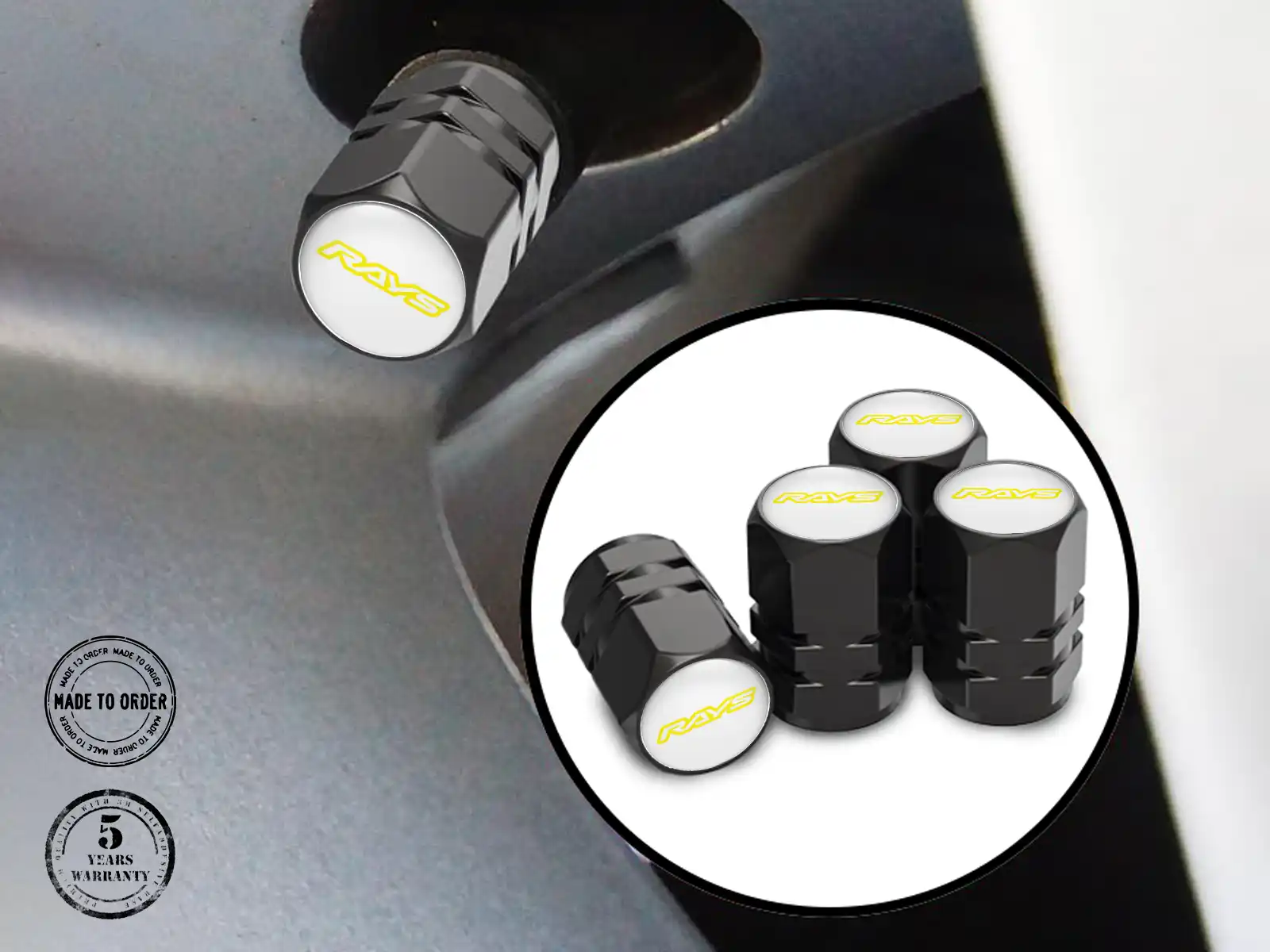 Rays Caps Tige Valve Jante Moto Design Max